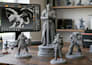 create custom 3d printable fugurines miniatures statues and stl models
